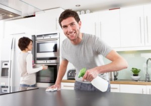 spouse cleaning